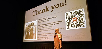 Theater presentation on the History of Photography at the Bethlehem, PA SteelStacks