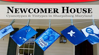 1842 Cyanotypes at the Newcomer House, Sharpsburg Maryland