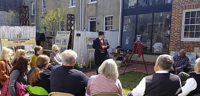 Demonstrations and talks at the Irish Railroad Museum