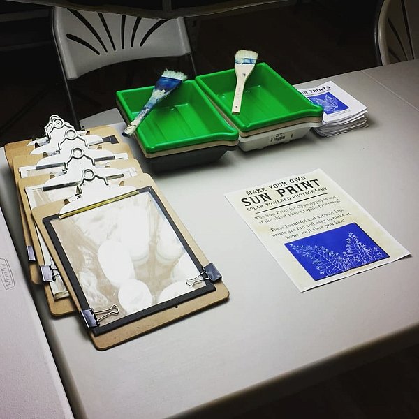 Make and Take station photo.